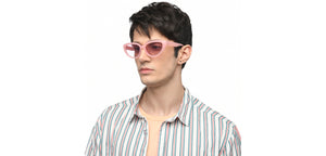 Pink Cat Eye Full Rim Women Sunglasses by Vincent Chase Polarized-211330