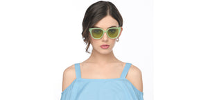 Green Wayfarer Full Rim Unisex Sunglasses by Vincent Chase Polarized-211331
