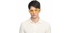 Load image into Gallery viewer, Yellow Wayfarer Full Rim Unisex Sunglasses by Vincent Chase Polarized-211333