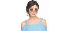 Load image into Gallery viewer, Pink Wayfarer Full Rim Unisex Sunglasses by Vincent Chase Polarized-211335