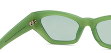 Load image into Gallery viewer, Green Cat Eye Full Rim Women Sunglasses by Vincent Chase Polarized-211346