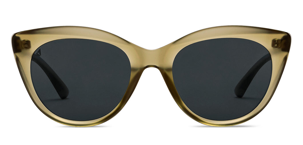 Brown Cat Eye Full Rim Unisex Sunglasses by Vincent Chase Polarized-212295