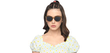 Load image into Gallery viewer, Brown Cat Eye Full Rim Unisex Sunglasses by Vincent Chase Polarized-212295