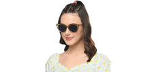 Load image into Gallery viewer, Brown Cat Eye Full Rim Unisex Sunglasses by Vincent Chase Polarized-212295