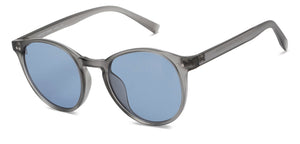 Grey Round Full Rim Unisex Sunglasses by Vincent Chase Polarized-212315