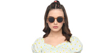 Load image into Gallery viewer, Tortoise Round Full Rim Unisex Sunglasses by Vincent Chase Polarized-212316