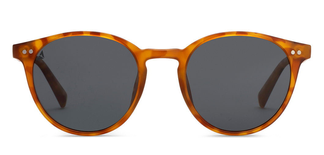 Tortoise Round Full Rim Unisex Sunglasses by Vincent Chase Polarized-212316