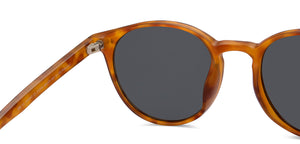 Tortoise Round Full Rim Unisex Sunglasses by Vincent Chase Polarized-212316