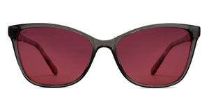 Grey Cat Eye Full Rim Women Sunglasses by Vincent Chase Polarized-215452