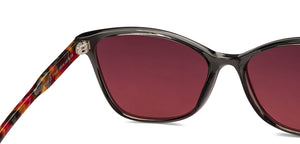 Grey Cat Eye Full Rim Women Sunglasses by Vincent Chase Polarized-215452