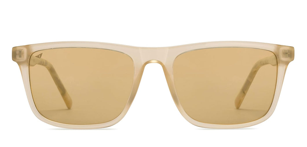 Brown Rectangle/ Square Full Rim Unisex Sunglasses by Vincent Chase Polarized-215455