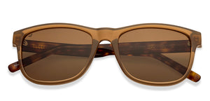 Brown Rectangle/ Square Full Rim Unisex Sunglasses by Vincent Chase Polarized-215459