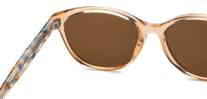 Brown Cat Eye Full Rim Women Sunglasses by Vincent Chase Polarized-215460