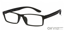 Load image into Gallery viewer, Black Rectangle Full Rim Unisex Eyeglasses by Lenskart Air Online-96592