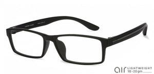 Black Rectangle Full Rim Unisex Eyeglasses by Lenskart Air Online-96592