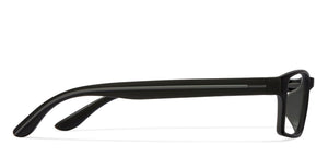 Black Rectangle Full Rim Unisex Eyeglasses by Lenskart Air Online-96592