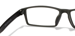 Black Rectangle Full Rim Unisex Eyeglasses by Lenskart Air Online-96592