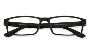 Black Rectangle Full Rim Unisex Eyeglasses by Lenskart Air Online-96592