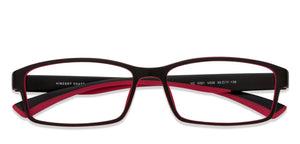 Black Rectangle Full Rim Unisex Eyeglasses by Lenskart Air Online-96607