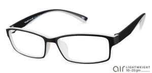 Black Rectangle Full Rim Unisex Eyeglasses by Lenskart Air Online-96598