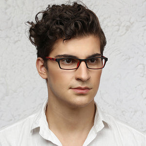Black Rectangle Full Rim Unisex Eyeglasses by Lenskart Air Online-96597