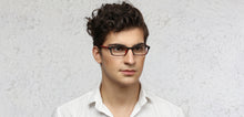 Load image into Gallery viewer, Black Rectangle Full Rim Unisex Eyeglasses by Lenskart Air Online-96597