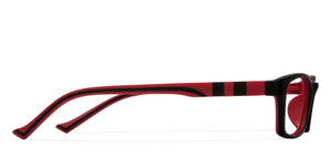 Black Rectangle Full Rim Unisex Eyeglasses by Lenskart Air Online-96597