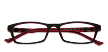 Load image into Gallery viewer, Black Rectangle Full Rim Unisex Eyeglasses by Lenskart Air Online-96597