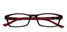 Load image into Gallery viewer, Black Rectangle Full Rim Unisex Eyeglasses by Lenskart Air Online-96597