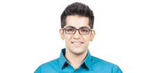 Load image into Gallery viewer, Black Rectangle Full Rim Unisex Eyeglasses by Lenskart Air Online-96597