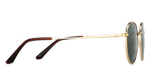 Load image into Gallery viewer, Gold Round Full Rim Unisex Sunglasses by Vincent Chase-149277