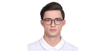 Load image into Gallery viewer, Black Round Full Rim Unisex Eyeglasses by Lenskart Air Online-131980