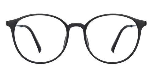 Black Round Full Rim Unisex Eyeglasses by Lenskart Air Online-131980