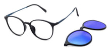 Load image into Gallery viewer, Black Round Full Rim Unisex Eyeglasses by Lenskart Air Online-131980