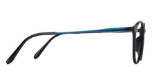 Load image into Gallery viewer, Black Round Full Rim Unisex Eyeglasses by Lenskart Air Online-131980