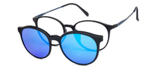 Load image into Gallery viewer, Black Round Full Rim Unisex Eyeglasses by Lenskart Air Online-131980