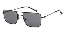 Load image into Gallery viewer, Black Rectangle Full Rim Unisex Sunglasses by Vincent Chase Polarized-207747