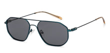 Load image into Gallery viewer, Blue Geometric Full Rim Unisex Sunglasses by Vincent Chase Polarized-207750