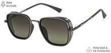 Load image into Gallery viewer, Grey Square Full Rim Unisex Sunglasses by Vincent Chase Polarized-147046