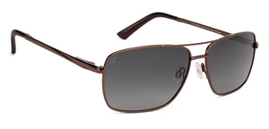 Brown Rectangle Full Rim Extra Wide Unisex Sunglasses by Vincent Chase Polarized-124399