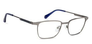 Gunmetal Rectangle Full Rim Unisex Eyeglasses by Vincent Chase Online-141058