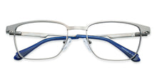 Load image into Gallery viewer, Gunmetal Rectangle Full Rim Unisex Eyeglasses by Vincent Chase Online-141058