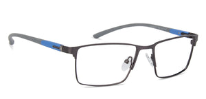Grey Rectangle Full Rim Unisex Eyeglasses by Lenskart Air Online-139667