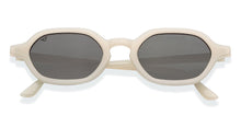 Load image into Gallery viewer, White Geometric Full Rim Unisex Sunglasses by Vincent Chase Polarized-201182