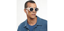 Load image into Gallery viewer, White Round Full Rim Unisex Sunglasses by Vincent Chase Polarized-204211