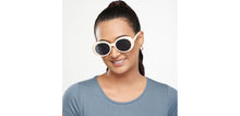 Load image into Gallery viewer, White Round Full Rim Unisex Sunglasses by Vincent Chase Polarized-204211