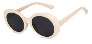 White Round Full Rim Unisex Sunglasses by Vincent Chase Polarized-204211
