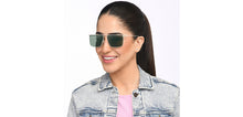 Load image into Gallery viewer, White Square Full Rim Unisex Sunglasses by Vincent Chase Polarized-207757