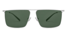 Load image into Gallery viewer, White Square Full Rim Unisex Sunglasses by Vincent Chase Polarized-207757