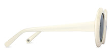 Load image into Gallery viewer, White Round Full Rim Unisex Sunglasses by John Jacobs-201691